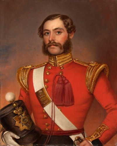 Tenente William Munro, 39° Reggimento di Fanteria (Dorsetshire), c.1844 da Jivan Ram