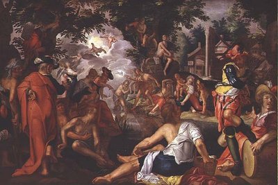 Il battesimo di Cristo da Joachim Anthonisz Uytewael