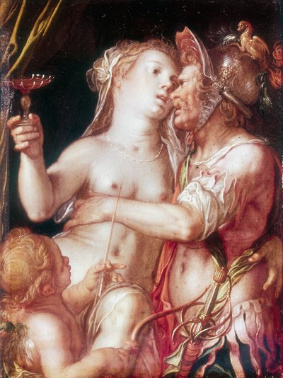 Marte e Venere da Joachim Anthonisz Wtewael