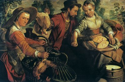 Al mercato, c. 1554-1574 da Joachim Beuckelaer