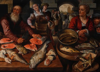 Mercato del pesce da Joachim Beuckelaer