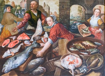 Piazza del mercato da Joachim Beuckelaer