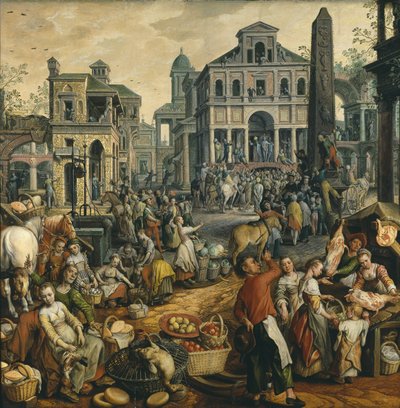 Scena di mercato con Ecce Homo da Joachim Beuckelaer