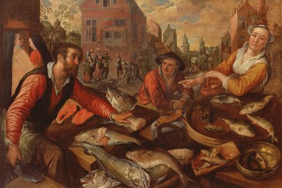 Il mercato del pesce da Joachim Beuckelaer or Bueckelaer