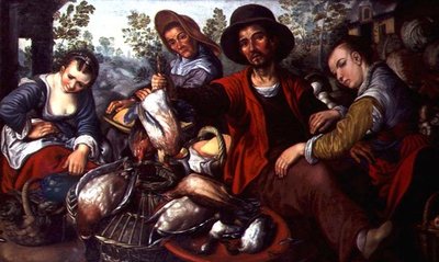 La bancarella del gioco da Joachim Beuckelaer