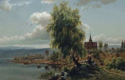 Chiesa sul fiordo da Joachim Frich
