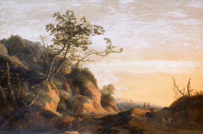 Viaggiatori in un paesaggio da Joachim Govertsz Camphuysen