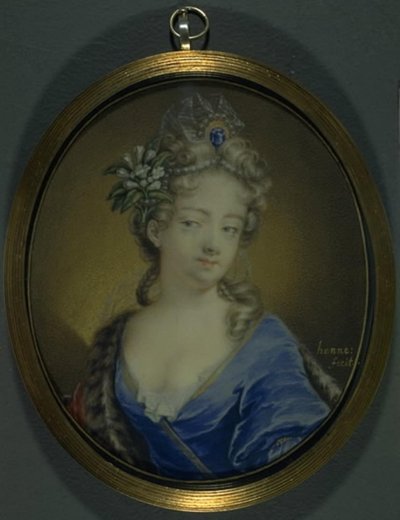 Ritratto della contessa Märta Creutz, nata Banér da Joachim Henne