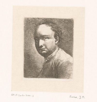 Ritratto del pittore Johann Harper da Joachim Martin Falbe