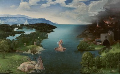 Caronte che attraversa lo Stige da Joachim Patinir