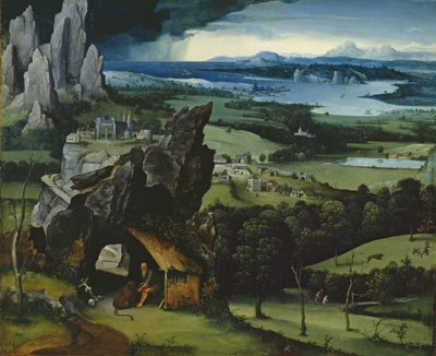 Paesaggio con San Girolamo da Joachim Patinir