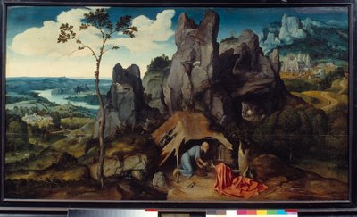 San Girolamo nel deserto da Joachim Patinir