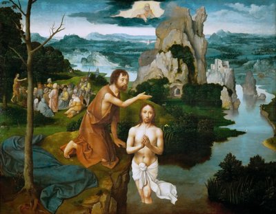 Il Battesimo di Cristo da Joachim Patinir