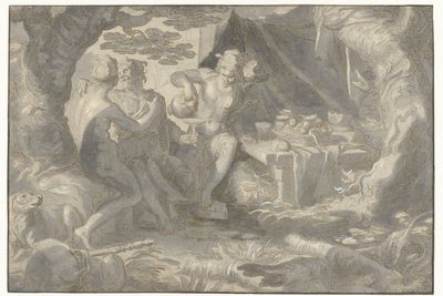 Lot e le sue figlie da Joachim Wtewael or Utewael