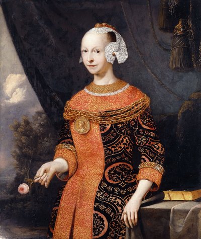 Ritratto di una Signora, identificata come Anne, Marchesa di Basville da Joachim or Luhne Luhn