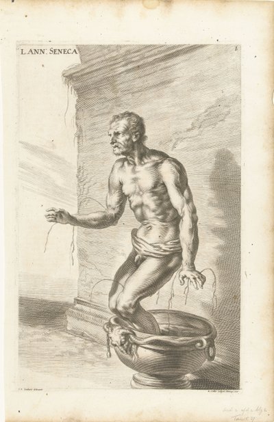 Seneca (inciso da Richard Collin) da Joachim von (after) Sandrart