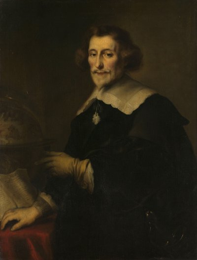 Ritratto di Pieter Corneliszoon Hooft, Balivo di Muiden, Storico e Poeta da Joachim von Sandrart (I) (copy after)