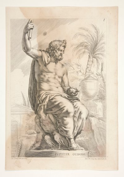 Giove Olimpico, da Sculpturae Veteris Admirata da Joachim von Sandrart