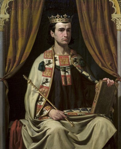 Ritratto di Alfonso X (1221-1284), Re di Castiglia da Joachin Dominguez Becquer