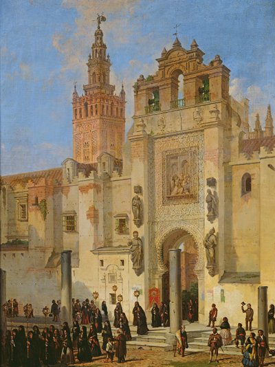 Processione religiosa a Siviglia da Joachin Dominguez Becquer