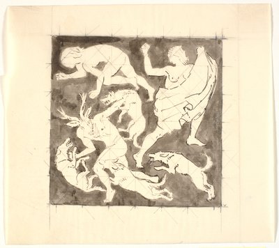 La morte di Atteone da Joakim Frederik Skovgaard