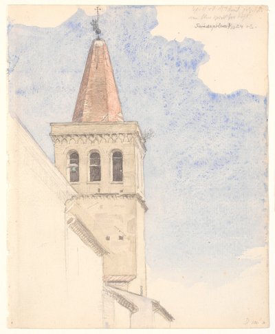 Campanile a Sansepolcro da Joakim Frederik Skovgaard