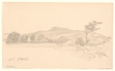 Paesaggio con vista verso la cresta di Høråsen. Öströö da Joakim Frederik Skovgaard
