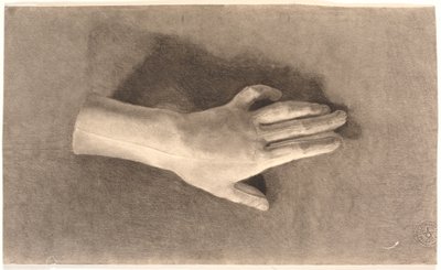Studio di mano in gesso da Joakim Frederik Skovgaard