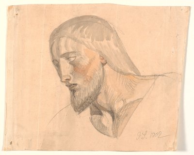 Studio di testa da Joakim Frederik Skovgaard