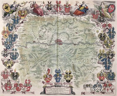 Mappa di Francoforte e dintorni, da 