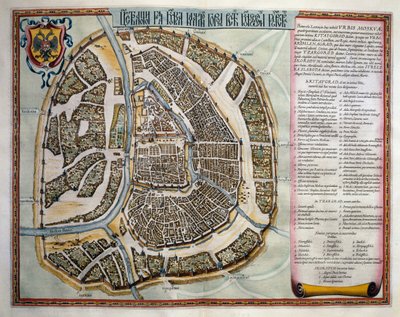 Mosca, Volume II, Atlas Maior, di Joan Blaeu (1596-1673), incisione su rame, Amsterdam da Joan Blaeu