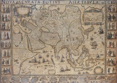 Nova & Acurata Totius Asiae Tabula, auct G. Blaeu, c.1673 da Joan Blaeu