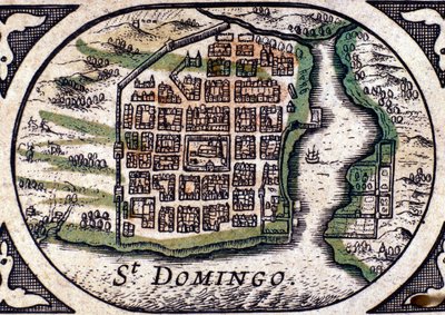 Santo Domingo - in Atlante di W. J. Blaeu da Joan Blaeu