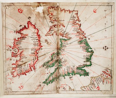 Gran Bretagna e Irlanda, c.1550 da Joan Martines
