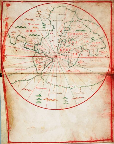 Planisfero mondiale da Joan Oliva