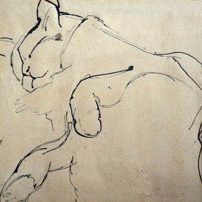 Gatto, cacciatore di topi, 1980 da Joan Thewsey