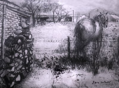 Cavallo che riposa la gamba, 2000 da Joan Thewsey
