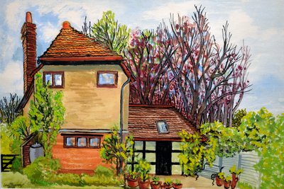 Rose Cottage, Cookham, Lord Astors Farm Cliveden, 2009 da Joan Thewsey