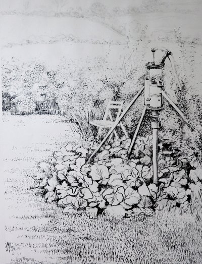 La pompa del giardino, 1973 da Joan Thewsey