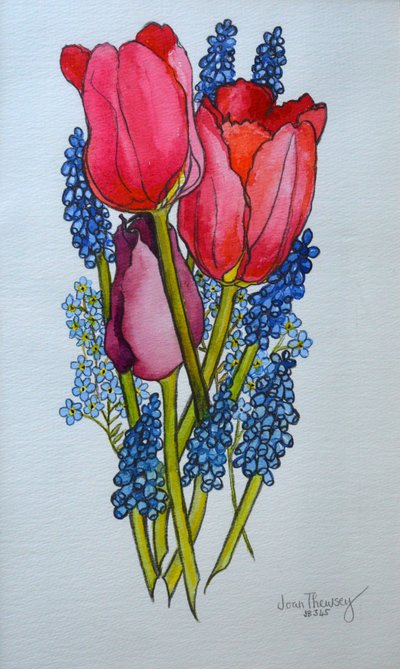 Tulipani, muscari e non ti scordar di me, 2002 da Joan Thewsey