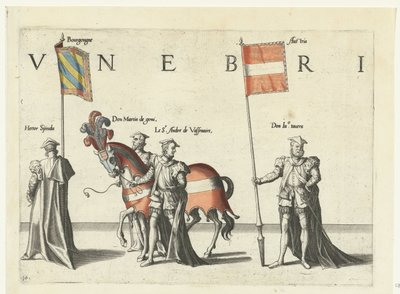Parte della processione, n. 10 da Joannes van Doetechum (I)