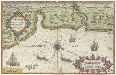 Mappa della costa nord dell