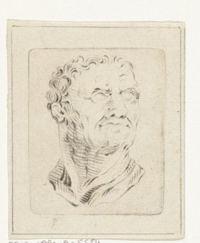 Busto di un uomo che guarda a destra da Joannis Jacobus Bijlaert
