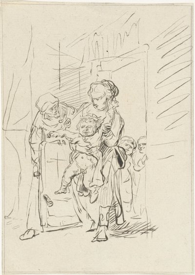 Bambino che urla da Joannis Jacobus Bijlaert