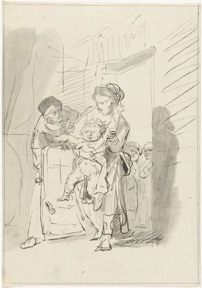 Bambino che urla da Joannis Jacobus Bijlaert
