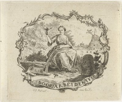 Donna con lampada accesa da Joannis Jacobus Bijlaert