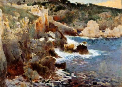 Cala incantata (Maiorca, Maiorca). Dipinto di Joaquim Mir i Trinxet (1873-1940), circa 1901. Olio su tela. Barcellona, Museo Nazionale d