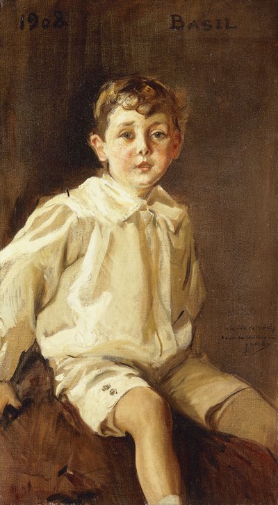 Ritratto di Basil Mundy da Joaquín Sorolla