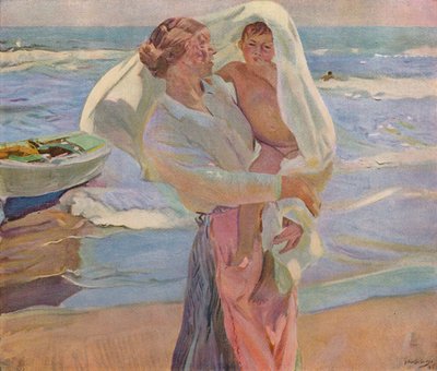 Dopo il bagno, 1915, 1932 da Joaquín Sorolla