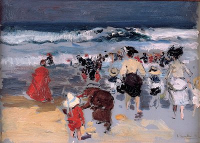 Spiaggia a Biarritz da Joaquín Sorolla
